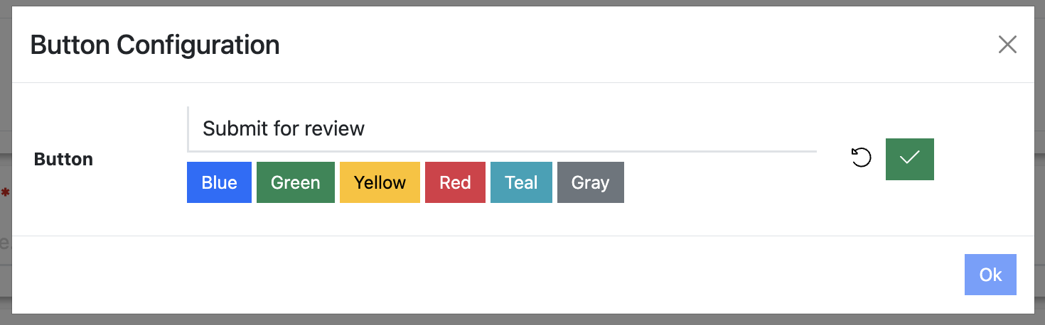 Screenshot showing the speaker task form editor popup open for editing